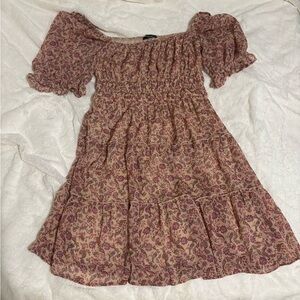 Floral Off-Shoulder Dress